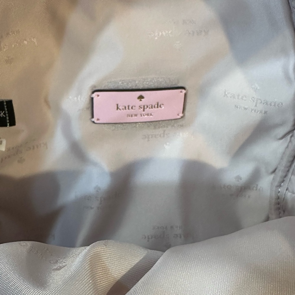 Kate Spade Pink Spade Flower Quilted Fabric Backpack NWT - Picture 6 of 7